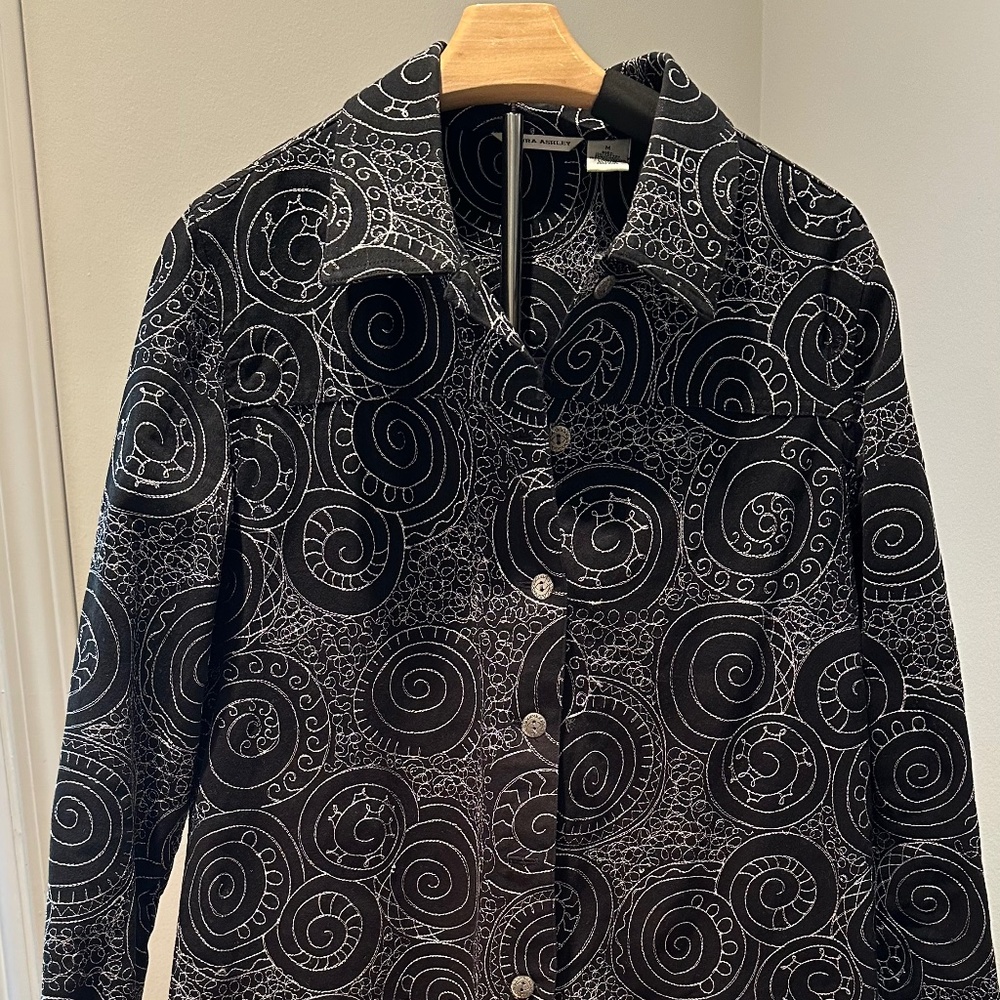 Laura Ashley Embroidered  Print Jacket